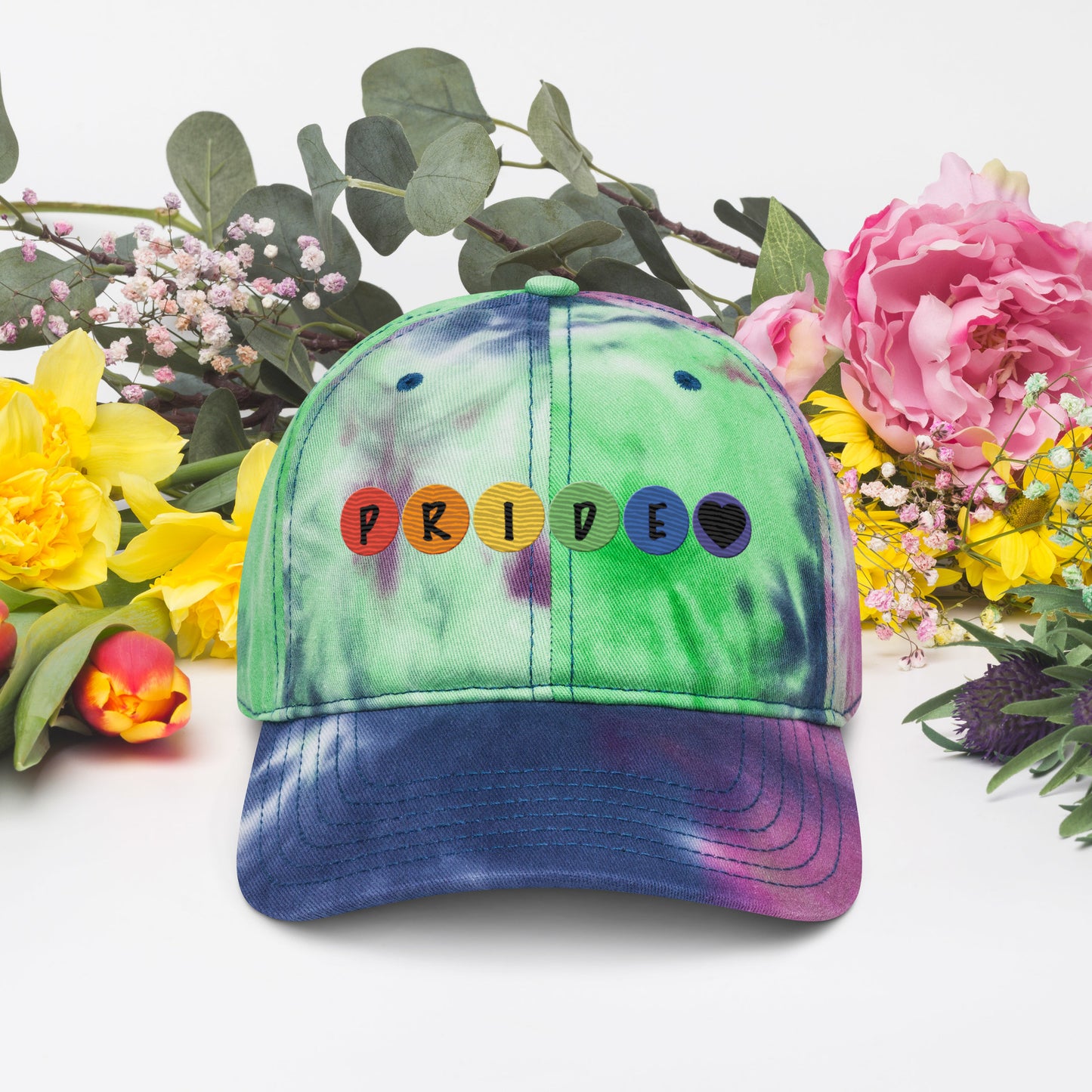 "Pride" Tie dye hat